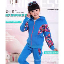 2017 Filles vêtements pas cher prix fabricant d&#39;enfants Guangzhou Enfant sport causals ensembles